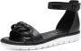 Marco Tozzi Sandalen sleehak zomerschoen sandaal met sierketting in ton-sur-ton - Thumbnail 2