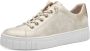 Marco Tozzi Slip-on sneakers Vrijetijdsschoen lage schoen instapschoen in metallic look - Thumbnail 2