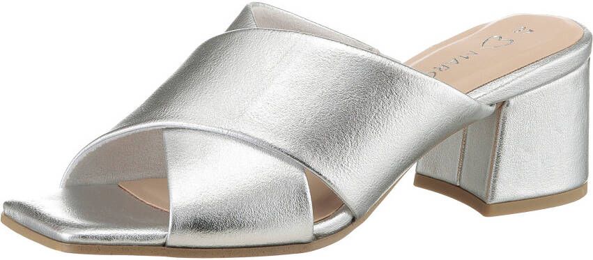 Marco Tozzi Slippers blokhak zomerschoen slippers met gekruiste bandage