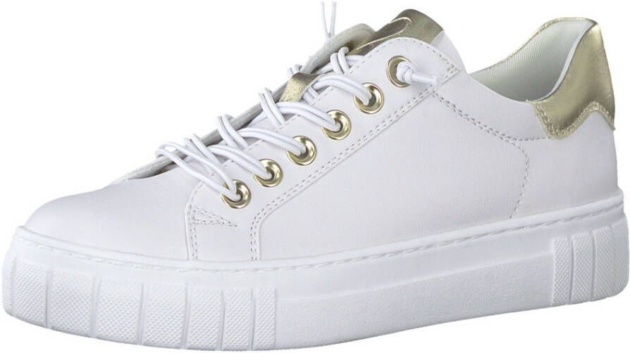 Marco Tozzi Sneakers met goudkleurige details