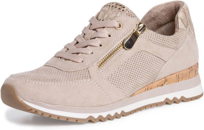 Marco Tozzi Sneakers beige Textiel - Foto 3