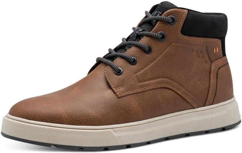 Marco Tozzi Sneakers veterschoen veterboots met zacht gevoerde schachtrand - Foto 2