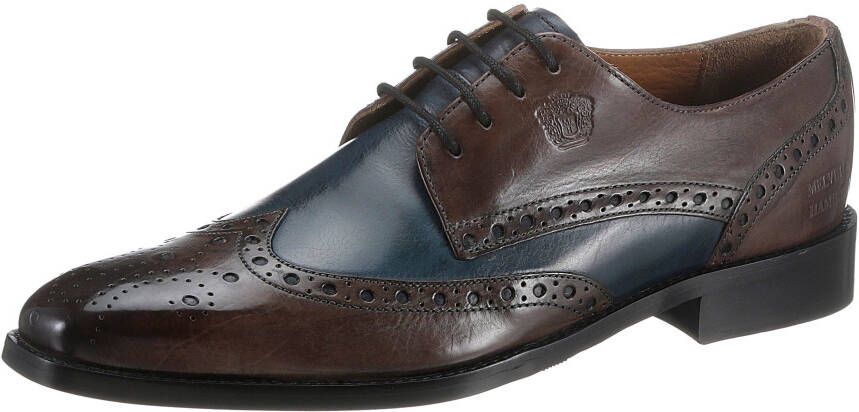 Melvin & Hamilton Schoenen met perforatie MARTIN 15 met doorstikte constructie lage schoen veterschoen
