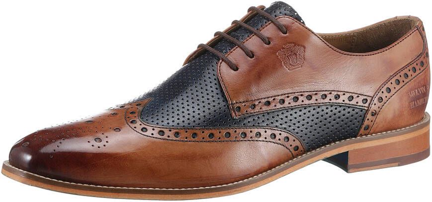 Melvin & Hamilton Schoenen met perforatie Martin 15 plantaardig gelooid in frame-genaaide uitvoering halfschoen veterschoen - Foto 2