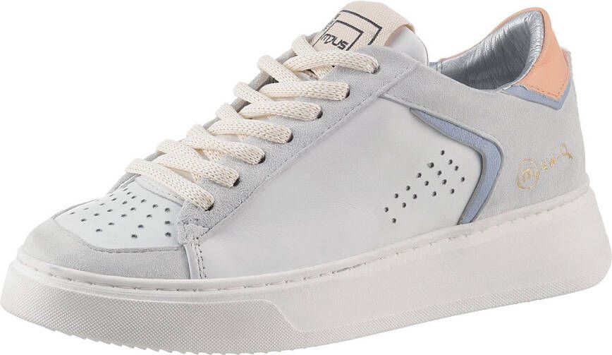 Mjus Plateausneakers Tech met contrastbeleg in pasteltinten