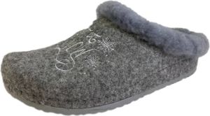 MUBB Pantoffels Let It Snow met lamsvacht