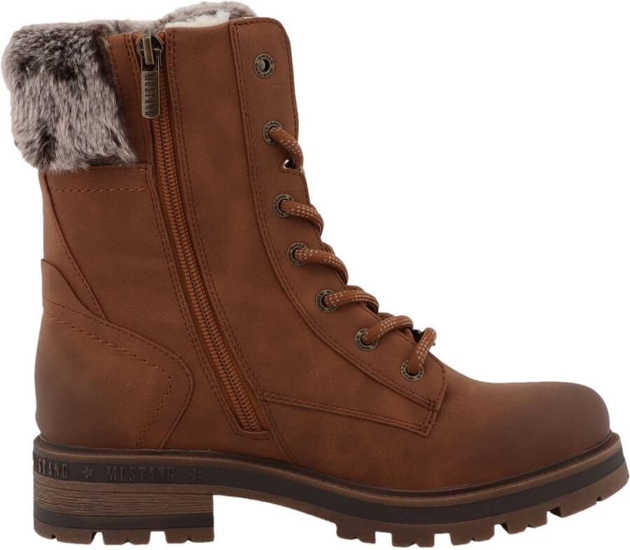Mustang Shoes Winterlaarsjes Darleen Winterboots met imitatiebontkraag