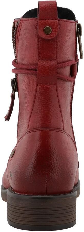 Mustang Shoes Winterlaarsjes Elfi Enkellaars winterboots met speelse sierrits - Foto 3