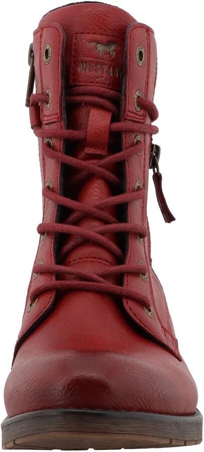 Mustang Shoes Winterlaarsjes Elfi Enkellaars winterboots met speelse sierrits - Foto 2