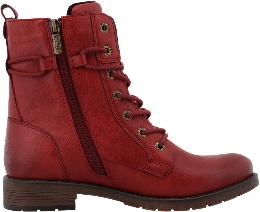 Mustang Shoes Winterlaarsjes Elfi Enkellaars winterboots met speelse sierrits