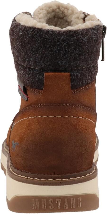 Mustang Shoes Winterlaarsjes Elio Veterenkellaars winterenkellaars met warme voering - Foto 5