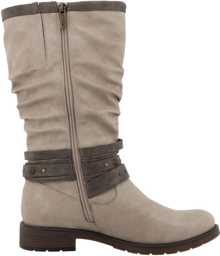 Mustang Shoes Winterlaarzen Elfi Laarzen met sierbandjes en blokhak - Foto 3