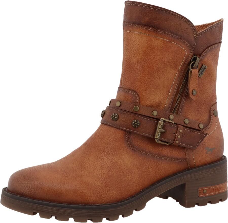 Mustang Shoes Winterlaarzen Haukea Biker boots met blokhak en TEX-membraan - Foto 5