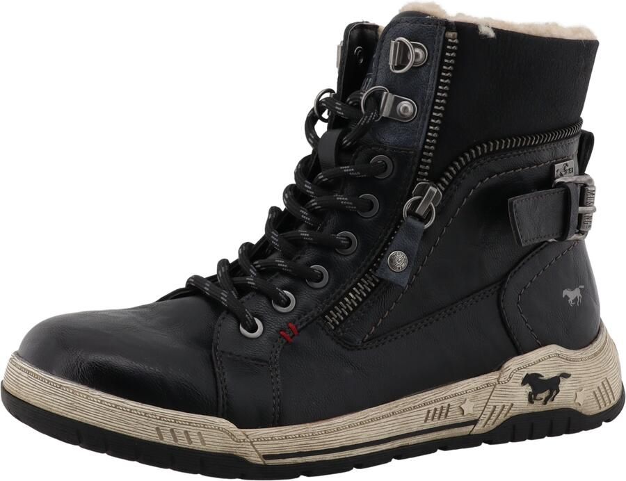 Mustang Shoes Winterlaarzen Ihana High Top Sneaker winterboots met warme voering en TEX - Foto 5