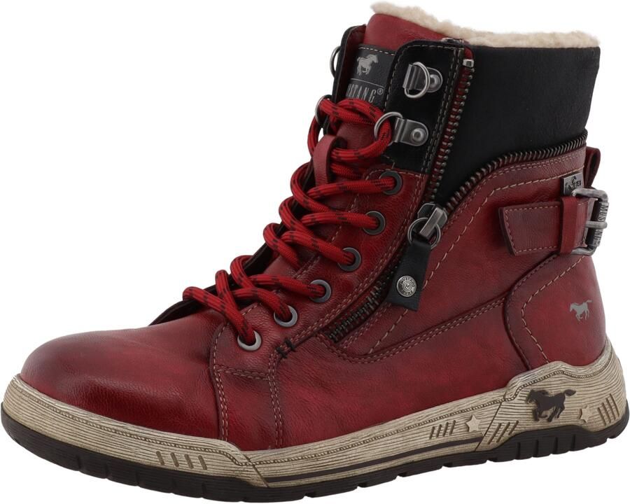 Mustang Shoes Winterlaarzen Ihana High Top Sneaker winterboots met warme voering en TEX - Foto 5