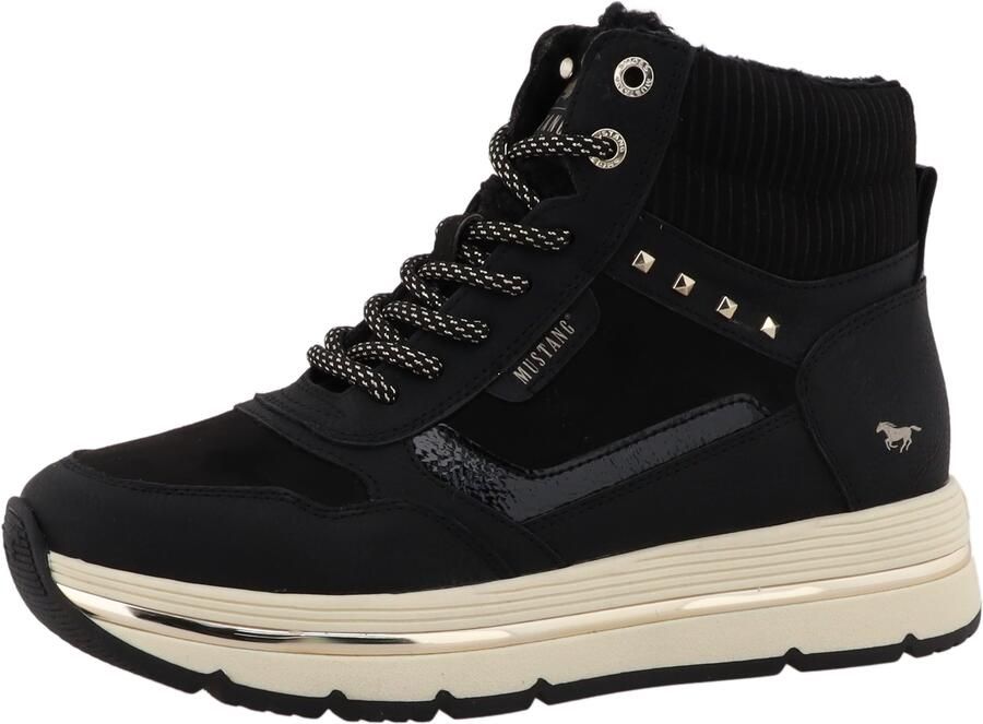 Mustang Shoes Winterlaarzen Noelle Plateausneaker winterboots met warme voering