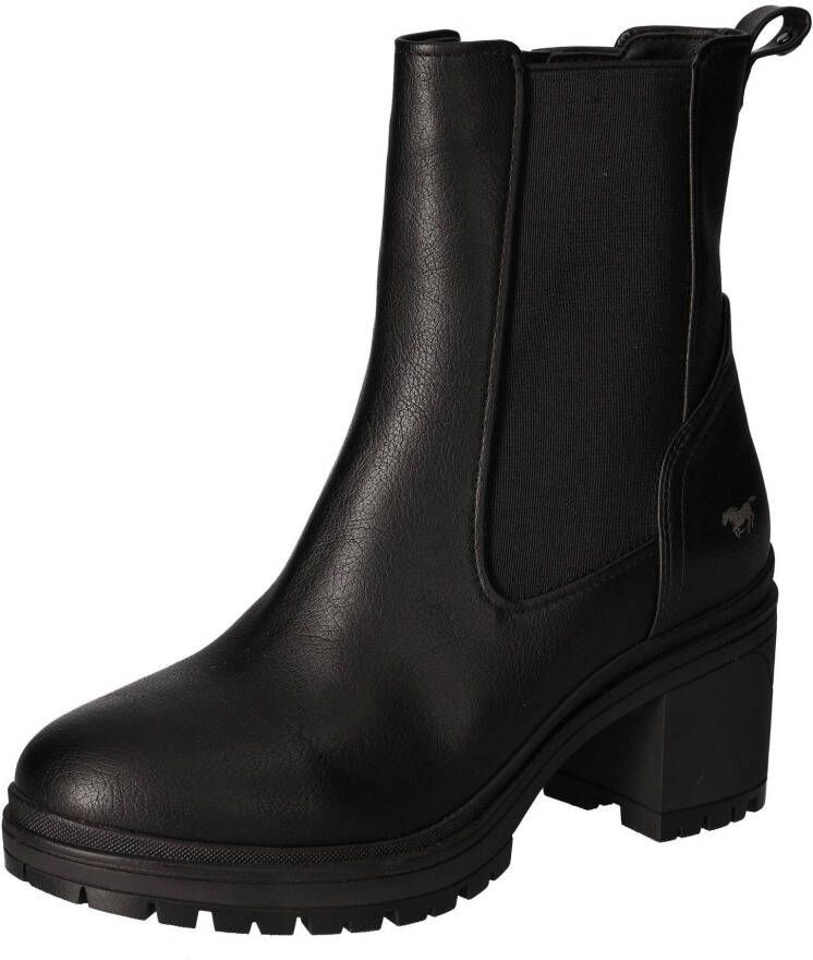 Mustang Shoes Chelsea-boots instappers enkellaars met stretch aan de zijkant smalle vorm