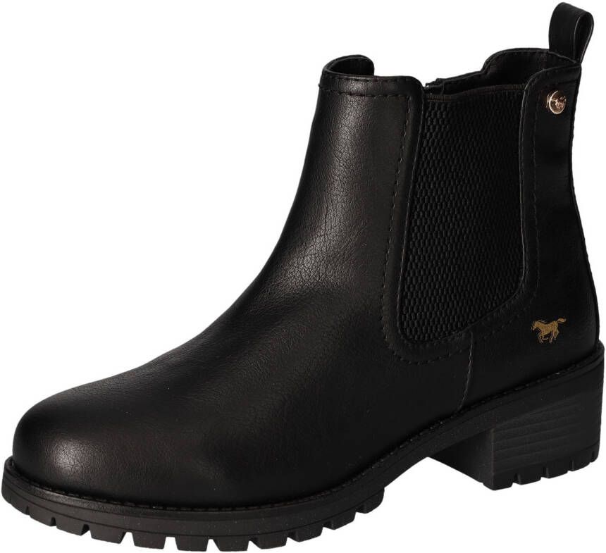 Mustang Shoes Chelsea-boots enkellaars hakken met zijstretch - Foto 2