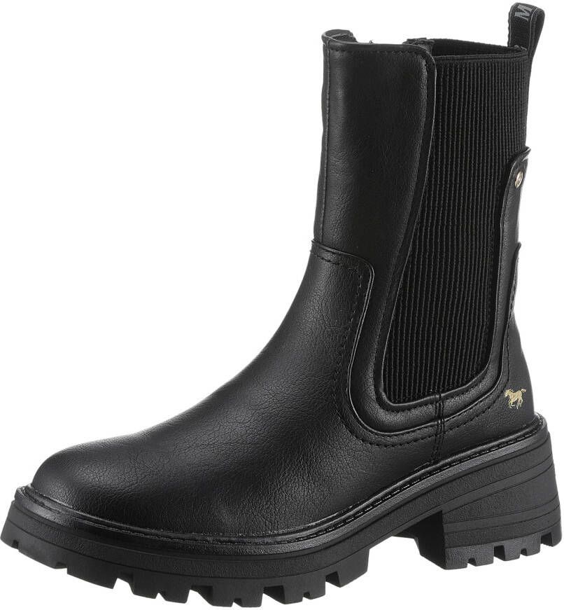 Mustang Shoes Chelsea-boots Slip-on laarzen herfstschoen met comfortabele stretchinzet