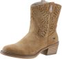 Mustang Shoes Cowboylaarsjes Cowboy enkellaarsjes laarzen met ingewikkelde perforatie op de schacht - Thumbnail 4