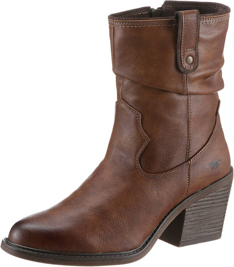 Mustang Shoes Cowboylaarzen met aangerimpelde slouchy-schacht - Foto 8