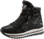 Mustang Shoes Hoge veterschoenen met 3 5 cm dik plateau - Thumbnail 2