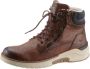 Mustang Shoes Hoge veterschoenen met zacht verdikte binnenzool - Thumbnail 2