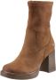 Mustang Stijlvolle korte laars voor dames in lichte cognac kleur Brown Dames - Thumbnail 4