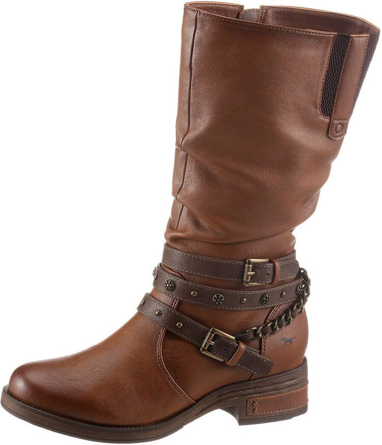 Mustang Shoes Laarzen met studsband en sierketting