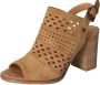 Mustang Shoes Sandaaltjes zomerschoen avond schoen blokhak met stijlvolle perforaties - Thumbnail 3