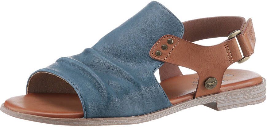 Mustang Shoes Sandalen zomerschoen sandaal blokhak met klittenbandsluiting