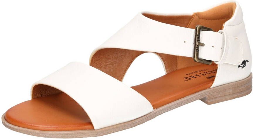 Mustang Shoes Sandalen zomerschoen sandaal riemchensandaal in asymmetrische look