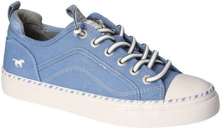 Mustang Shoes Slip-on sneakers slippers instapschoen vrijetijdsschoen met gekleurde zoolrand