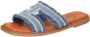 Mustang Dames Slipper Denim Blauw - Thumbnail 2