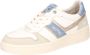 Mustang Dames Sneaker Wit Blauw WIT - Thumbnail 2