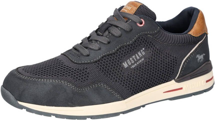 Mustang Shoes Sneakers veterschoen freizeitschoen met zachte schachtbekleding