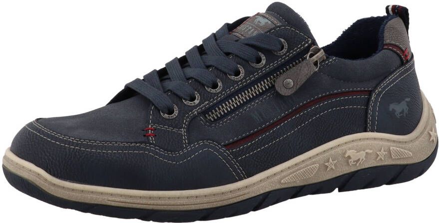Mustang Shoes Sneakers Benedetto Veterchoen lage schoen met ritssluiting
