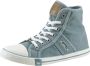 Mustang Shoes Sneakers high top-sneaker veterschoen met label in de loopzool - Thumbnail 2