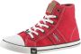 Mustang Shoes Sneakers High-Top-Sneaker Vrijetijdsschoen high top-sneaker veterschoen met label in de loopzool - Thumbnail 1
