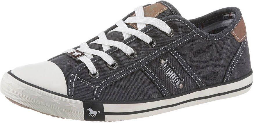 Mustang Shoes Sneakers vrijetijdsschoen lage schoen veterschoen met mustang merklabel - Foto 1