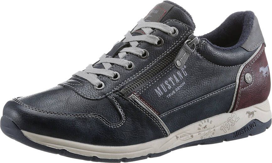 Mustang Shoes Sneakers met rits vrijetijdsschoen lage schoen veterschoen