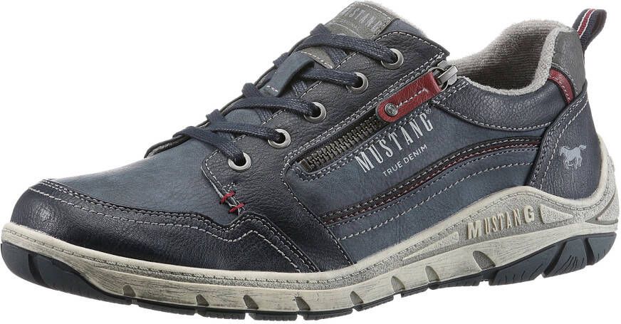 Mustang Shoes Sneakers met zijlogo vrijetijdsschoen lage schoen veterschoen
