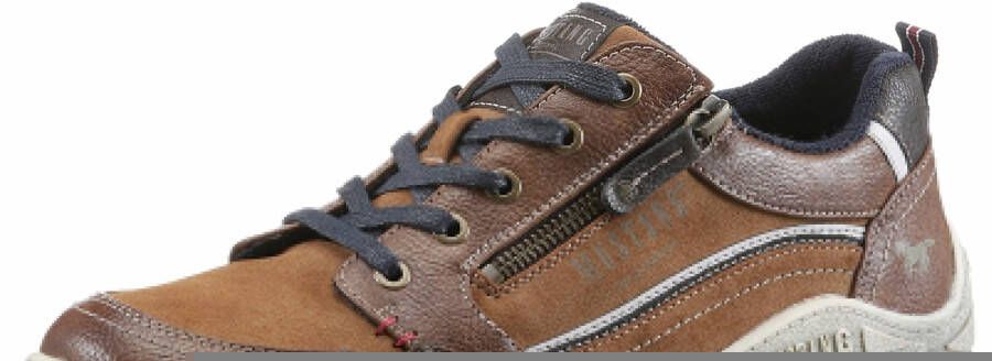 Mustang Shoes Sneakers met zijlogo vrijetijdsschoen lage schoen veterschoen