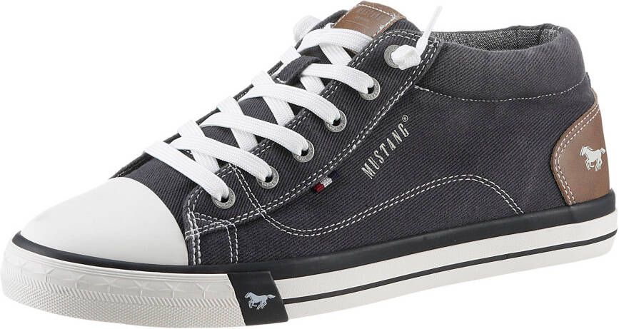 Mustang Shoes Sneakers veterschoen lage schoen vrijetijdsschoen met rubberen kap