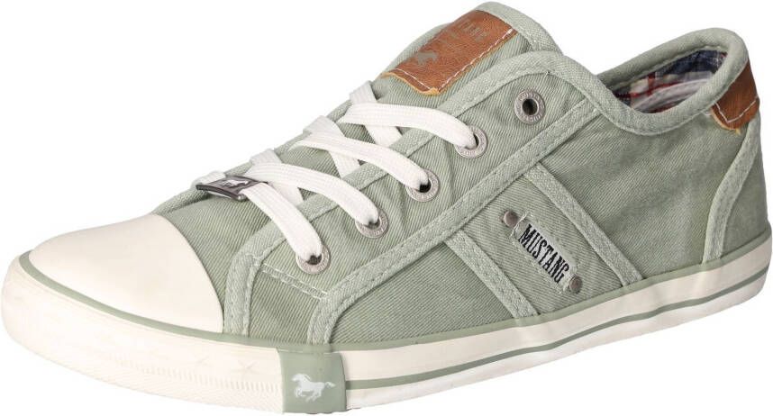 Mustang Shoes Sneakers vrijetijdsschoen lage schoen veterschoen met mustang merklabel