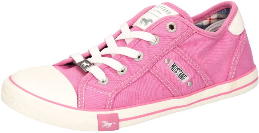 Mustang Shoes Sneakers vrijetijdsschoen lage schoen veterschoen met mustang merklabel