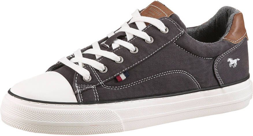 Mustang Shoes Sneakers vrijetijdsschoen lage schoen veterschoen met rubberen kap