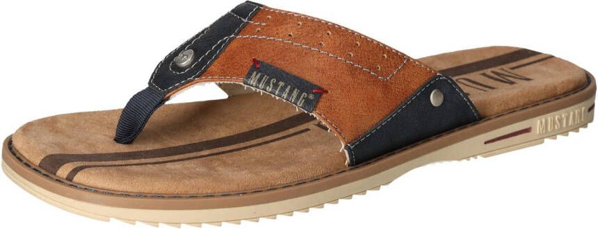Mustang Shoes Teenslippers zomerschoen slippers poolslides badschoen stijlvolle kleurcombinatie