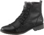 Mustang Shoes Winterlaarzen blokhak winterlaars veterschoenen bezet met studs - Thumbnail 11