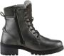 Mustang Shoes Veterschoenen enkellaars hakken in metallic-look smalle vorm - Thumbnail 2